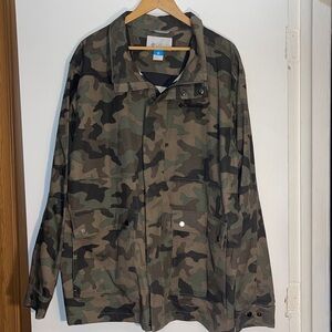 Columbia Men's Brown Black Camoflauge Camo Tanner Ranch Jacket XXL